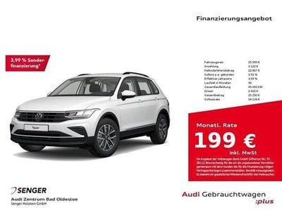 Gebraucht VW Tiguan Life 150 PS (110 kW) 2022 Weiß SUV