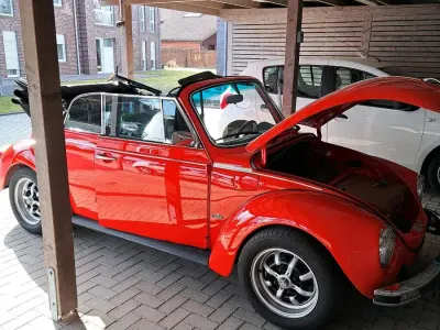 Używany VW Käfer 125 KM (91 kW) 1979 Czerwony Kabriolet