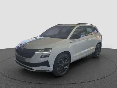 Gebraucht Skoda Karoq SportLine 190 PS (139 kW) 2023 Weiß SUV