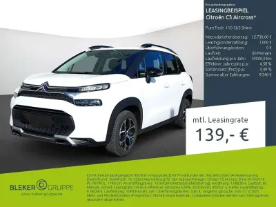 Brugt Citroën C3 Aircross Shine 110 HK (80 kW) 2023 Hvid SUV