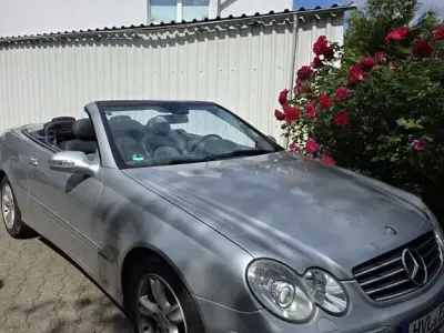Gebraucht Mercedes CLK200 Avantgarde 163 PS (119 kW) 2003 Silber Cabrio