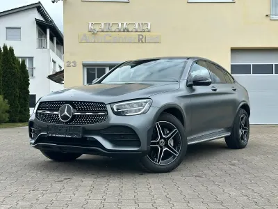 Używany Mercedes GLC400d AMG line 330 KM (242 kW) 2022 Szary Coupe