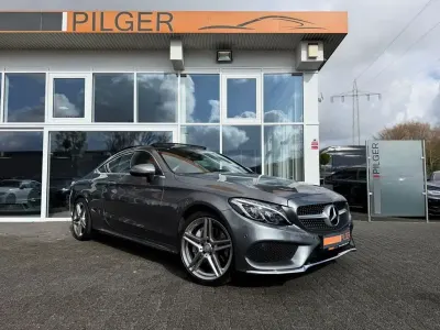 Brugt Mercedes C400 333 HK (244 kW) 2016 Grå Coupe