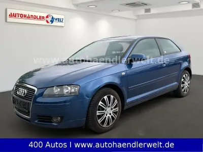 Gebraucht Audi A3 Comfort 102 PS (75 kW) 2008 Blau Kleinwagen