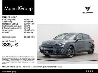 Blau Gebraucht 2025 Cupra Leon VZ Limousine | 35.930 € (Superpreis)