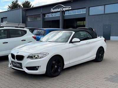 Usata BMW 218 Advantage 136 CV (100 kW) 2016 Bianco Cabrio