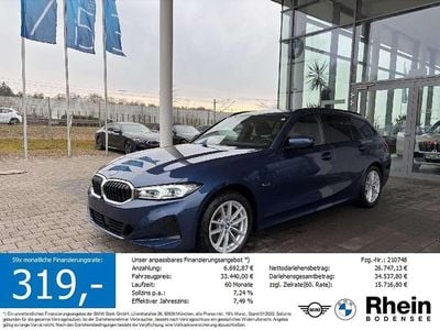 Second-hand BMW 330e Sport Line 292 CP (214 kW) 2022 Albastru Break