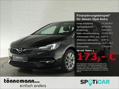 Schwarz Gebraucht 2021 Opel Astra Business Elegance Kombi | 13.324 € (Teuer)