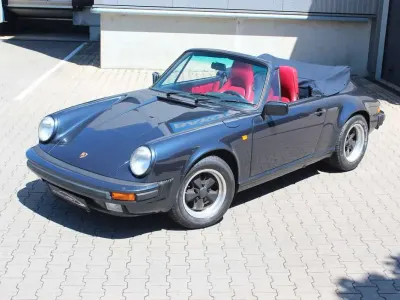 Gebraucht Porsche 911 218 PS (160 kW) 1988 Veneziablaumet. l35u Cabrio