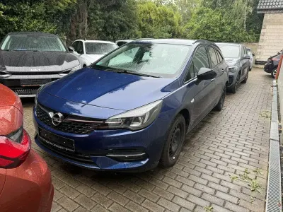 Gebraucht Opel Astra Business 122 PS (89 kW) 2021 Blau Kombi
