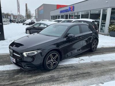 Schwarz Gebraucht 2021 Mercedes A250 AMG line Limousine | 22.450 € (Guter Preis)
