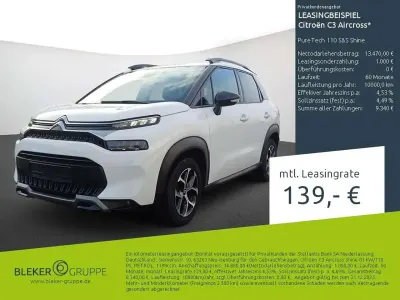 Brugt Citroën C3 Aircross Shine 110 HK (80 kW) 2023 Hvid SUV