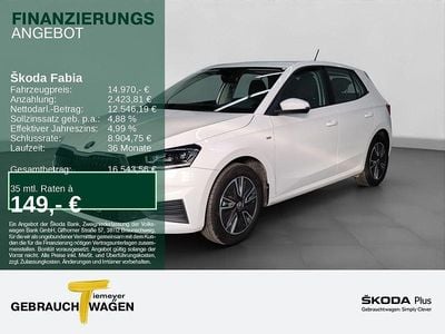 Gebraucht Skoda Fabia Tour 65 PS (47 kW) 2023 Weiß Limousine