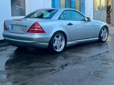 Gebraucht Mercedes SLK230 AMG 240 PS (176 kW) 1997 Silber Cabrio