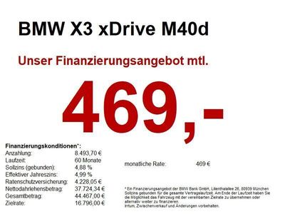 gebraucht BMW X3 xDrive M40d STANDH INNO HUD AHK PANO MEMORY