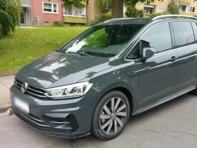 Gebraucht VW Touran R-line 150 PS (110 kW) 2020 Grau Van / Kleinbus