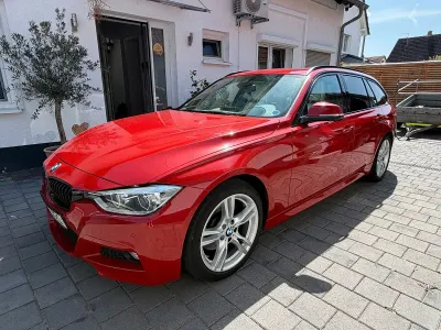Gebraucht BMW 325 M Sport 224 PS (164 kW) 2017 Rot Kombi