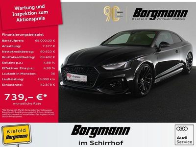 Mythosschwarz metallic (metallic) Gebraucht 2022 Audi RS5 Exclusive Coupé | 68.000 € (Teuer)