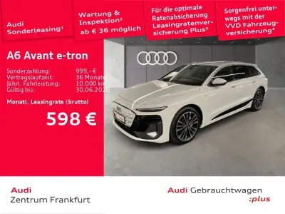 Neu Audi A6 e-tron Performance 269 kW (367 PS) 2025 Gletscherweiß metallic Kombi