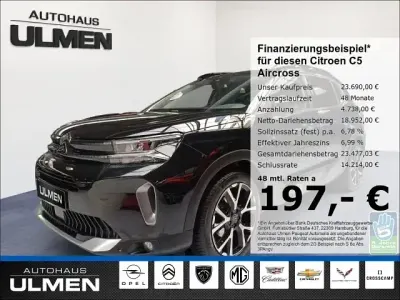 Gebraucht Citroën C5 Aircross Shine 131 PS (96 kW) 2023 Schwarz SUV