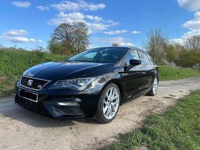 Usata Seat Leon ST FR 150 CV (110 kW) 2018 Nero Station wagon
