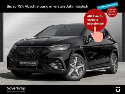 Gebraucht Mercedes EQE500 Premium 300 kW (408 PS) 2024 Schwarz metalliclack obsidians SUV