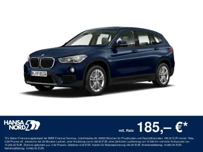 Gebraucht BMW X1 Advantage 192 PS (141 kW) 2018 Blau / mediterran blau (metallic) SUV