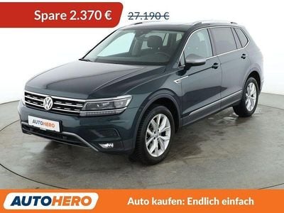 Gebraucht VW Tiguan Allspace Highline 179 PS (131 kW) 2018 Grün SUV