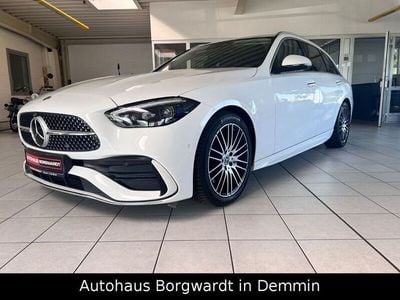 Weiß Gebraucht 2022 Mercedes C300 AMG Limousine | 40.990 € (Fairer Preis)