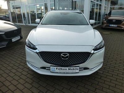 Weiß Gebraucht 2024 Mazda 6 Takumi-Line Kombi | 28.490 € (Fairer Preis)