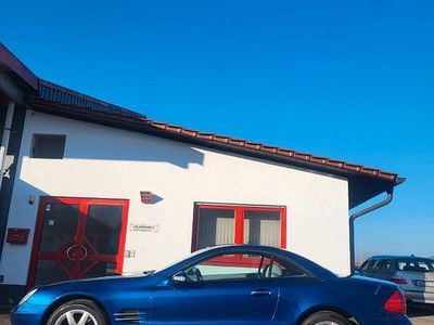Gebraucht Mercedes SL500 306 PS (225 kW) 2002 Blau Cabrio