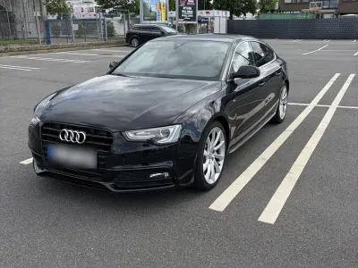 Gebraucht Audi A5 Sportback S-Line 170 PS (125 kW) 2015 Schwarz Kleinwagen