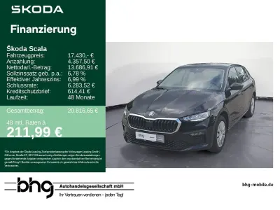 Gebraucht Skoda Scala Essence 95 PS (69 kW) 2025 Schwarz Kleinwagen