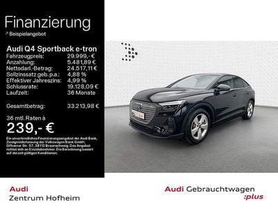 Gebraucht Audi Q4 Sportback e-tron S-Line 150 kW (204 PS) 2023 Metallic SUV