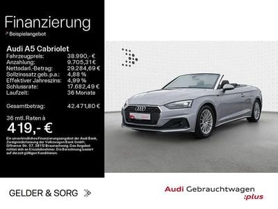 Gebraucht Audi A5 Cabriolet Ambiente 204 PS (150 kW) 2022 Florettsilber metallic Cabrio