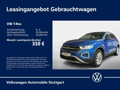 Gebraucht VW T-Roc Style 150 PS (110 kW) 2022 Ravennablau metallic SUV