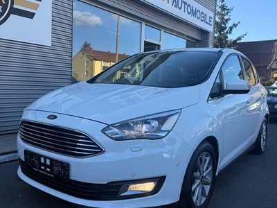Gebraucht Ford C-MAX Titanium 125 PS (91 kW) 2018 Weiß Van / Kleinbus