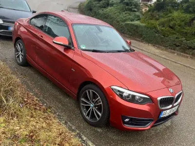 Używany BMW 218 Sport Line 136 KM (100 kW) 2017 Pomarańczowy Coupe