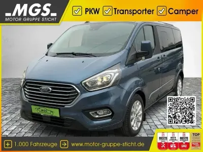 Usata Ford Tourneo Custom Titanium 131 CV (96 kW) 2021 Blu Furgone