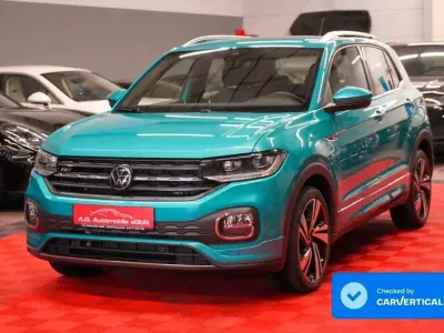 Używany VW T-Cross R-line 150 KM (110 kW) 2021 Niebieski SUV