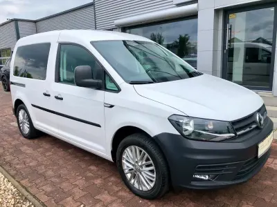 Gebraucht VW Caddy 75 PS (55 kW) 2018 Weiß Van / Kleinbus