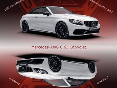 gebraucht Mercedes C63 AMG AMG Cabrio Night/3xHigh/P-AGA/Mem./Burm./Garant. 3/27