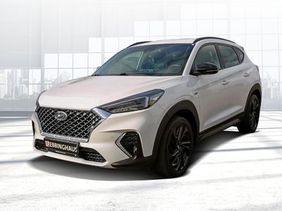 gebraucht Hyundai Tucson Trend 1.6 FL B 4WD N-Line Allrad Scheinwerferreg. Mehrzonenklima SHZ LenkradHZG