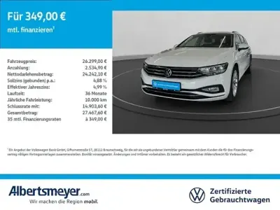 Usata VW Passat Business 147 CV (108 kW) 2022 Bianco Station wagon