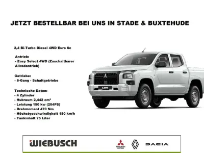 Neu Mitsubishi L200 Diamant Edition 204 PS (150 kW) 2026 Weiß Pickup