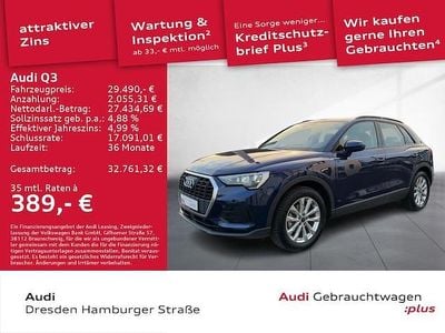 Navarrablau metallic Gebraucht 2023 Audi Q3 Comfort SUV | 28.990 € (Guter Preis)