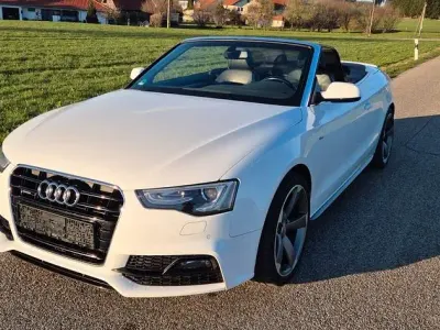 Gebraucht Audi A5 Cabriolet S-Line 190 PS (139 kW) 2016 Weiß Cabrio