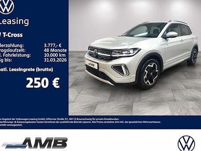Neu VW T-Cross Style 150 PS (110 kW) 2025 Rot (kings red metallic) SUV