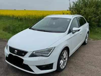 Brugt Seat Leon ST FR 184 HK (135 kW) 2016 Hvid Stationcar