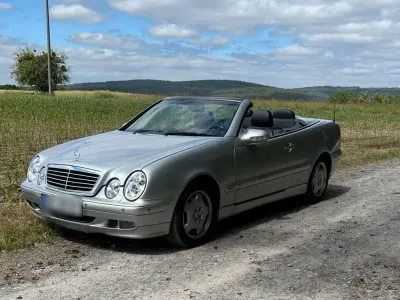 Gebraucht Mercedes CLK200 136 PS (100 kW) 1999 Silber Cabrio